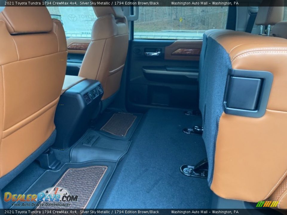 2021 Toyota Tundra 1794 CrewMax 4x4 Silver Sky Metallic / 1794 Edition Brown/Black Photo #33
