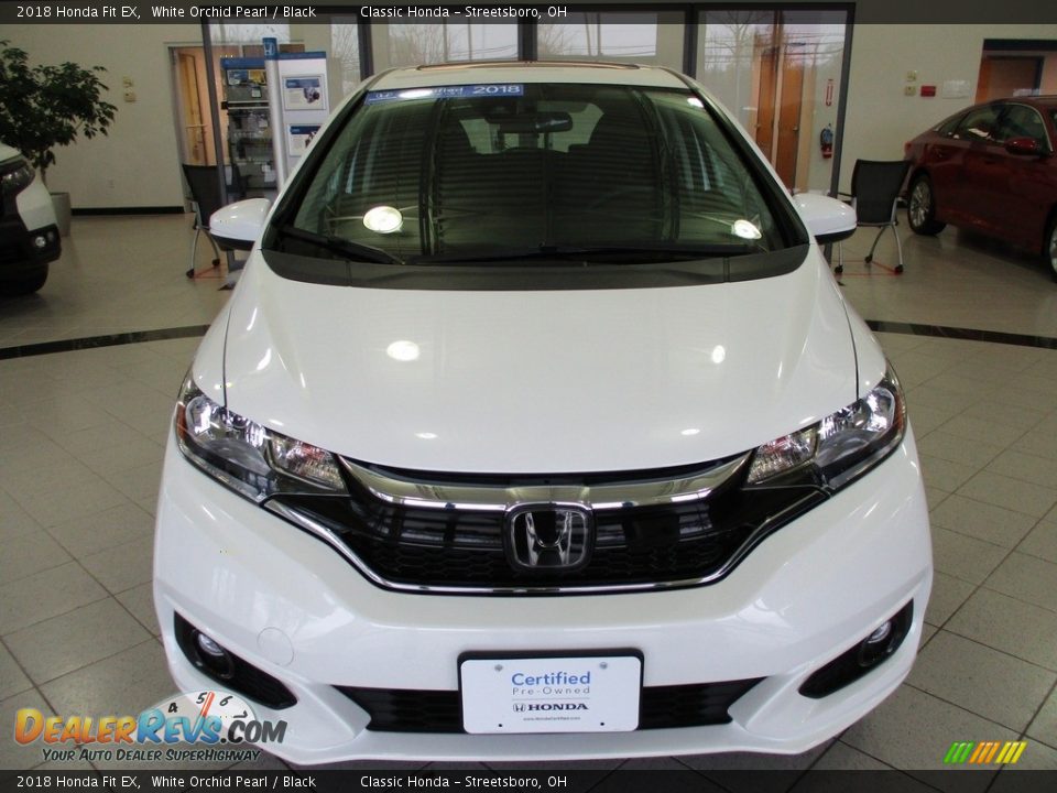 2018 Honda Fit EX White Orchid Pearl / Black Photo #2