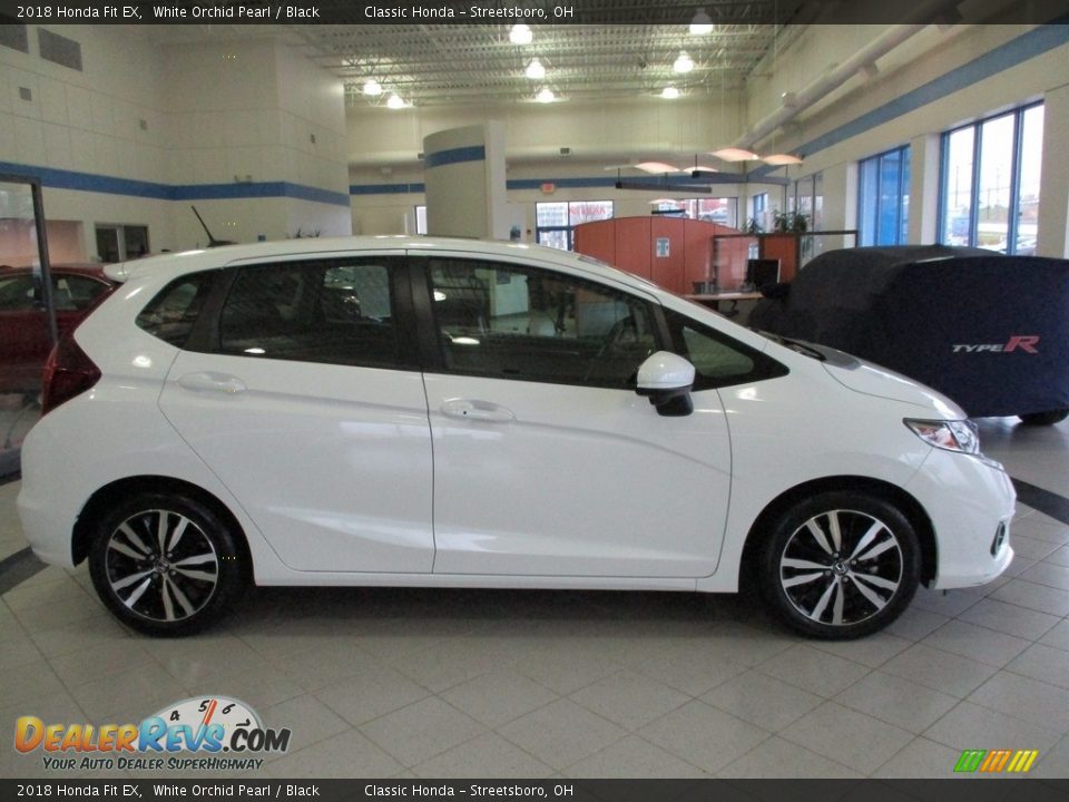 2018 Honda Fit EX White Orchid Pearl / Black Photo #4