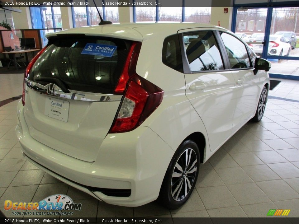 2018 Honda Fit EX White Orchid Pearl / Black Photo #7