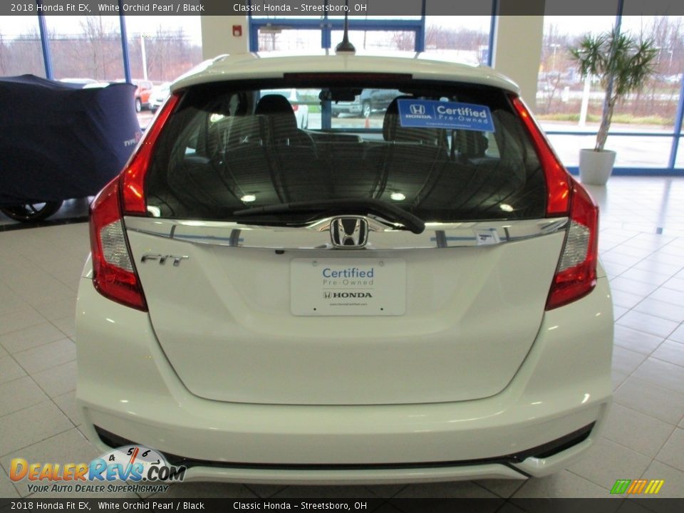 2018 Honda Fit EX White Orchid Pearl / Black Photo #8