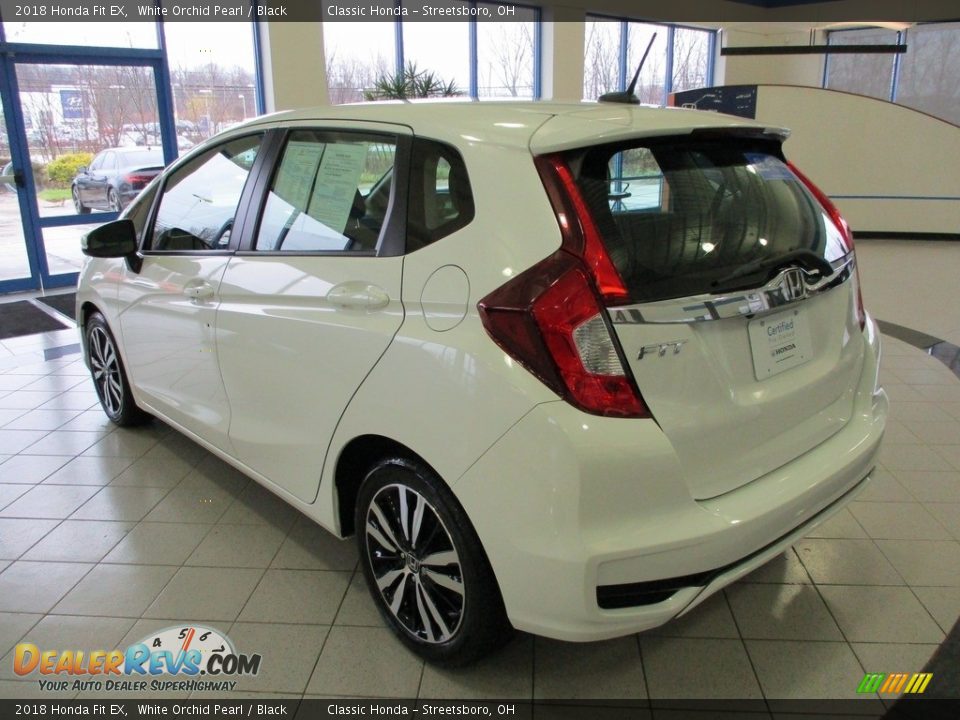 2018 Honda Fit EX White Orchid Pearl / Black Photo #9