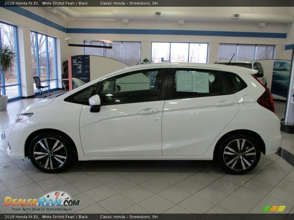 2018 Honda Fit EX White Orchid Pearl / Black Photo #10