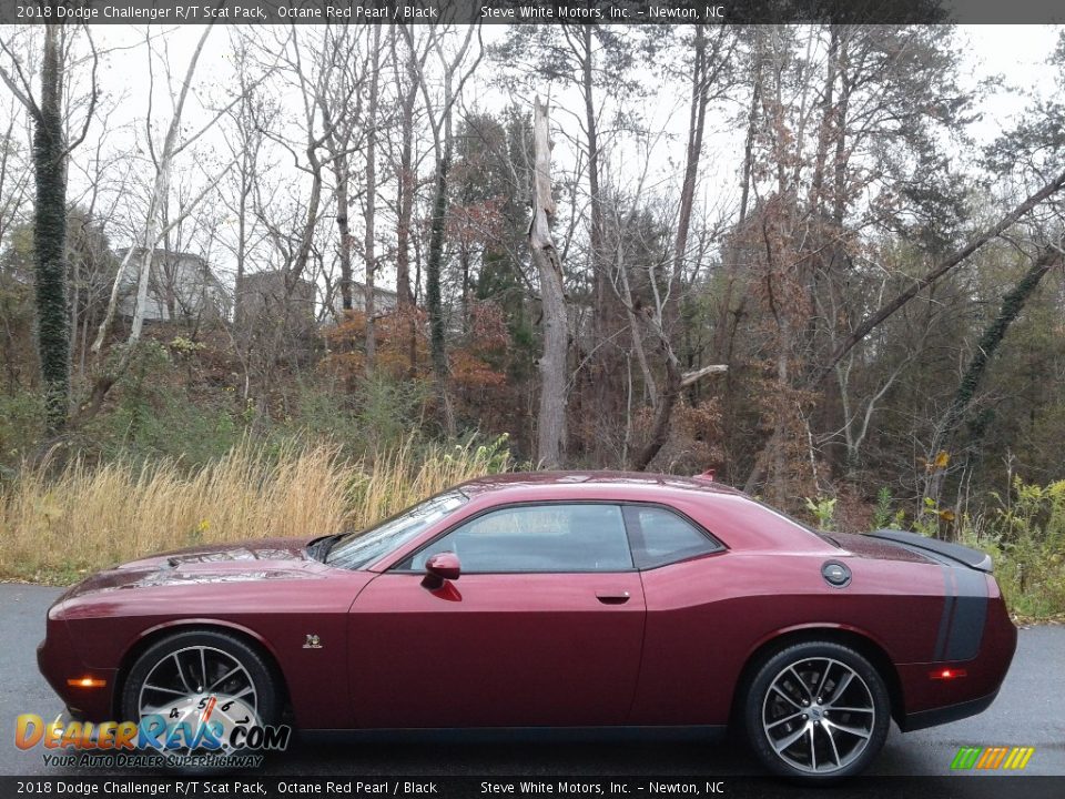 2018 Dodge Challenger R/T Scat Pack Octane Red Pearl / Black Photo #1