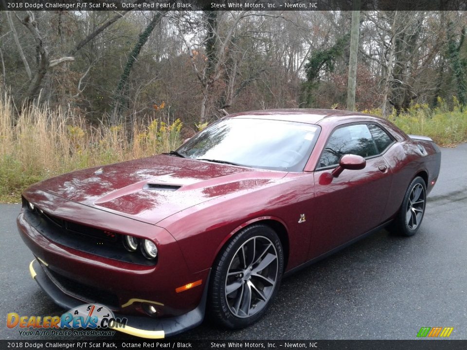 2018 Dodge Challenger R/T Scat Pack Octane Red Pearl / Black Photo #3