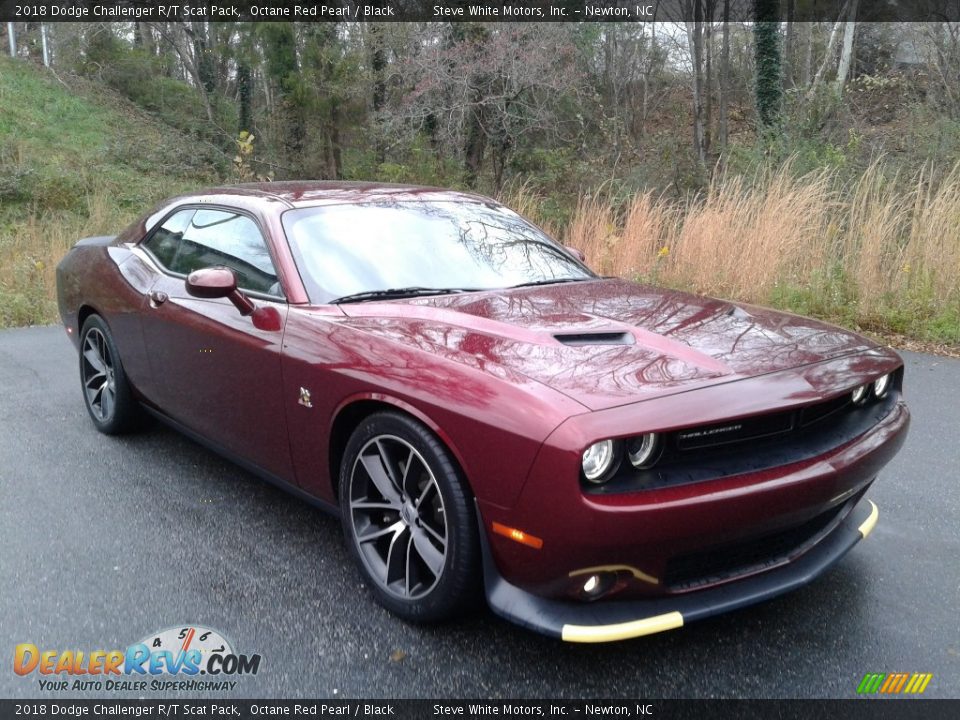 2018 Dodge Challenger R/T Scat Pack Octane Red Pearl / Black Photo #5