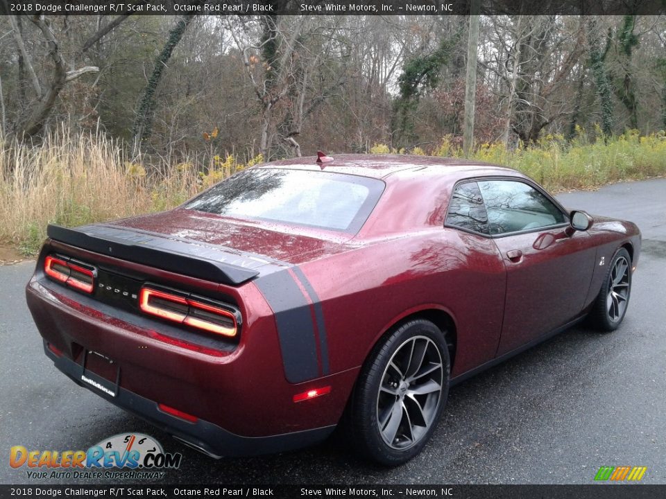 2018 Dodge Challenger R/T Scat Pack Octane Red Pearl / Black Photo #7