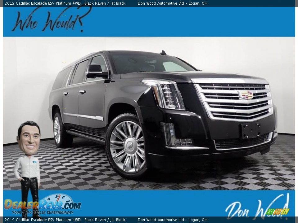 2019 Cadillac Escalade ESV Platinum 4WD Black Raven / Jet Black Photo #1