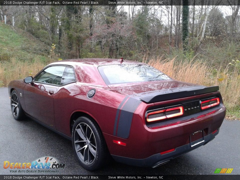 2018 Dodge Challenger R/T Scat Pack Octane Red Pearl / Black Photo #9