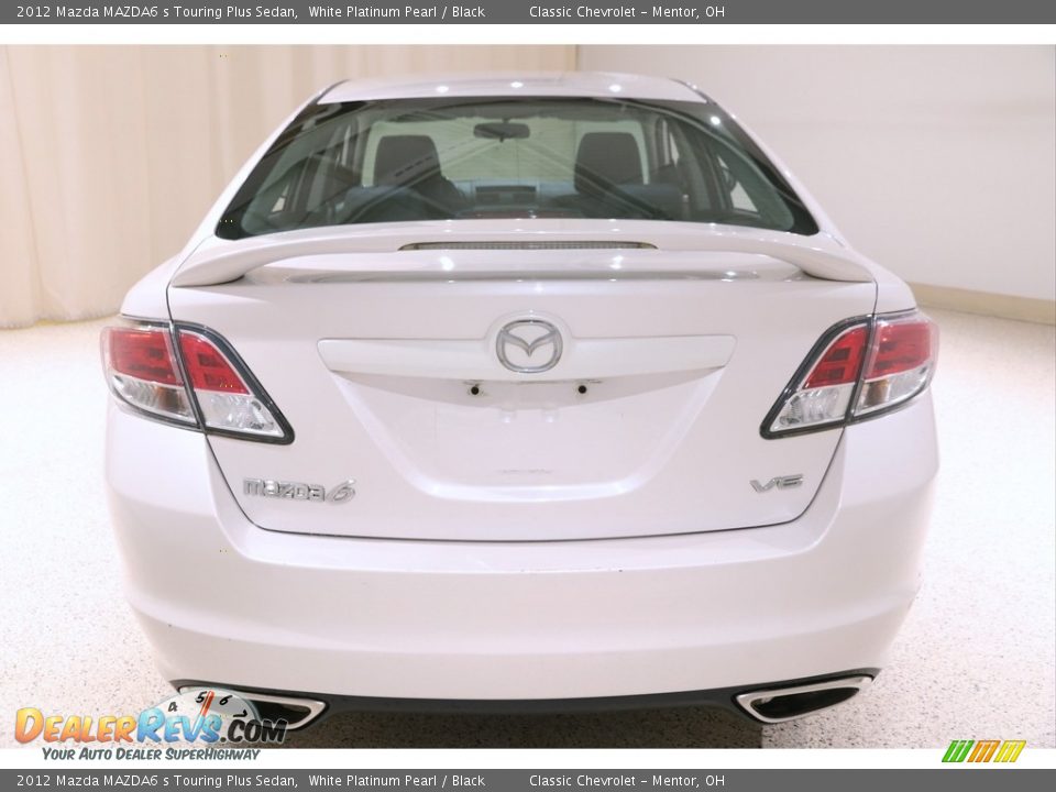 2012 Mazda MAZDA6 s Touring Plus Sedan White Platinum Pearl / Black Photo #21