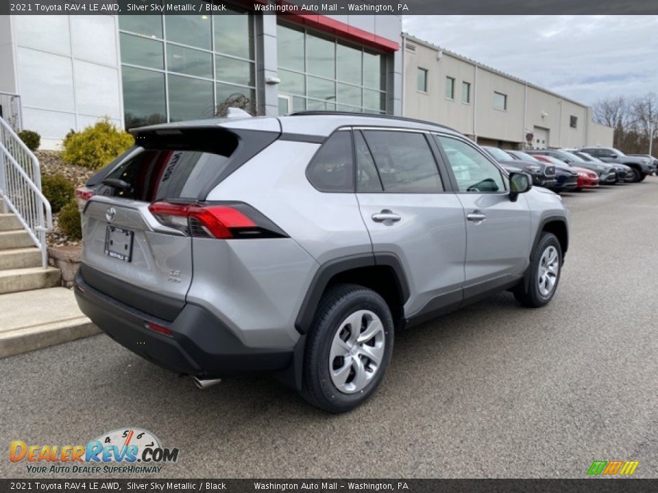 2021 Toyota RAV4 LE AWD Silver Sky Metallic / Black Photo #13