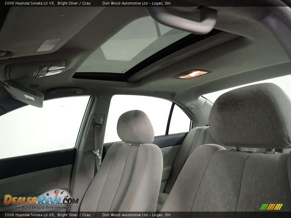 2006 Hyundai Sonata LX V6 Bright Silver / Gray Photo #2
