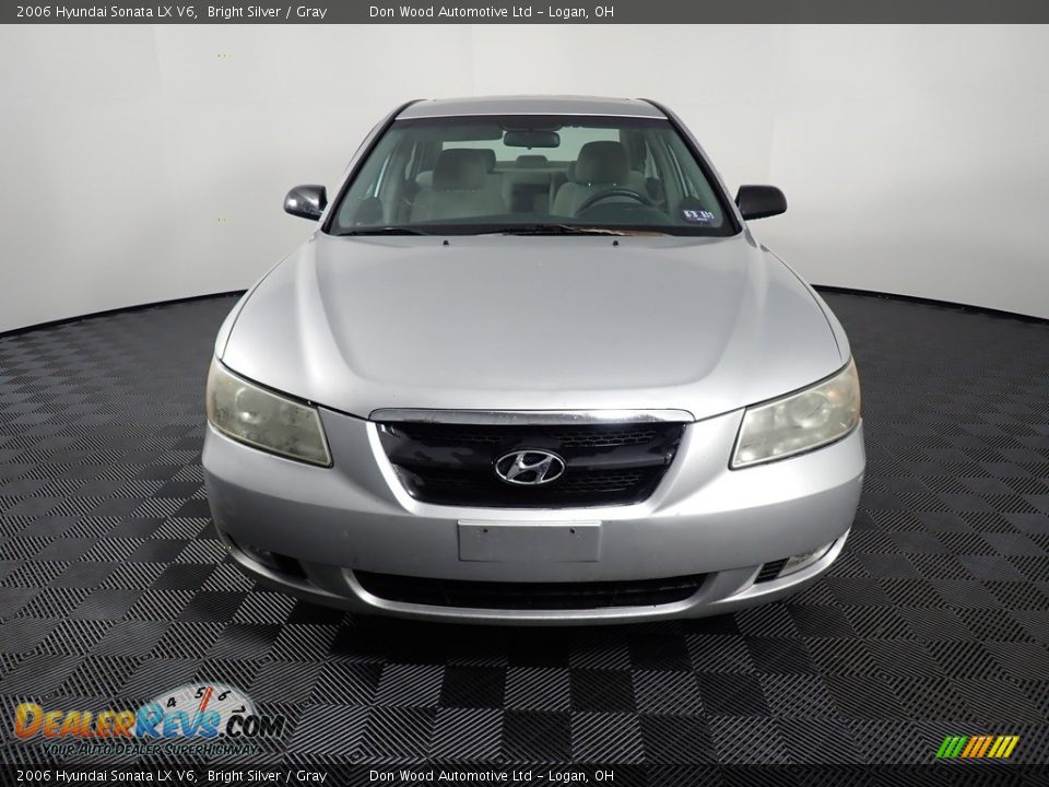 2006 Hyundai Sonata LX V6 Bright Silver / Gray Photo #5