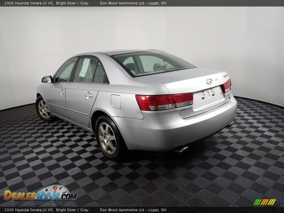 2006 Hyundai Sonata LX V6 Bright Silver / Gray Photo #9