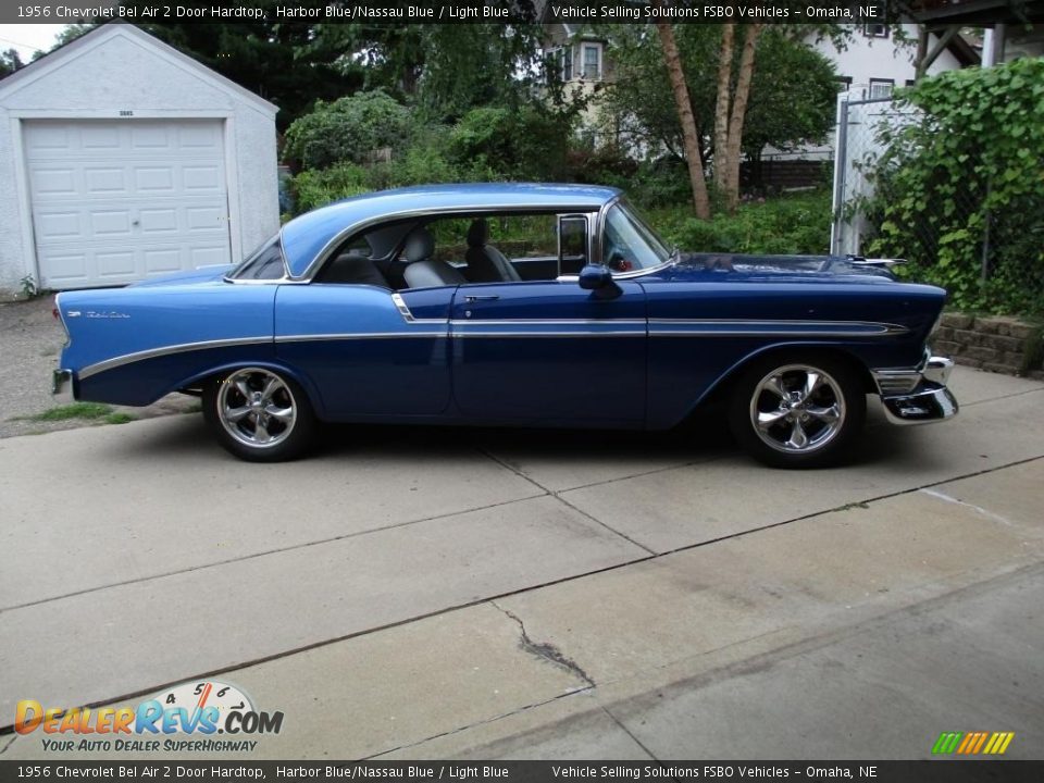 1956 Chevrolet Bel Air 2 Door Hardtop Harbor Blue/Nassau Blue / Light Blue Photo #1