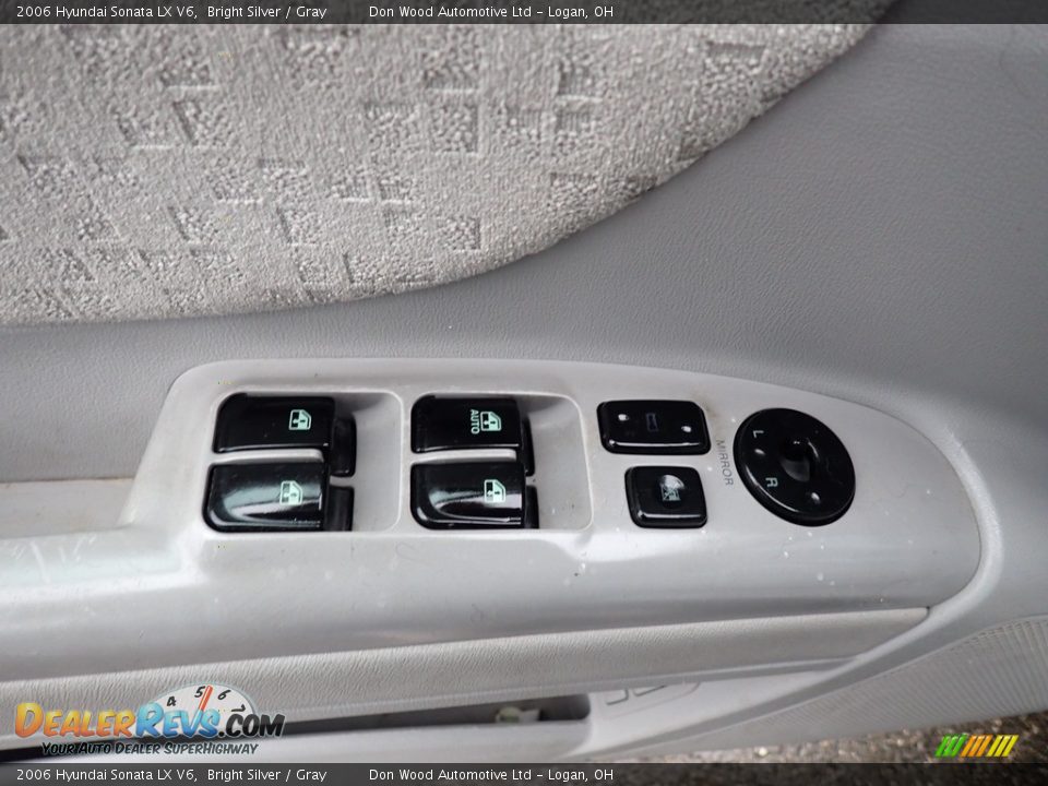 2006 Hyundai Sonata LX V6 Bright Silver / Gray Photo #15
