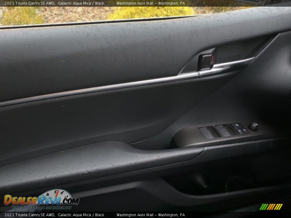 2021 Toyota Camry SE AWD Galactic Aqua Mica / Black Photo #16