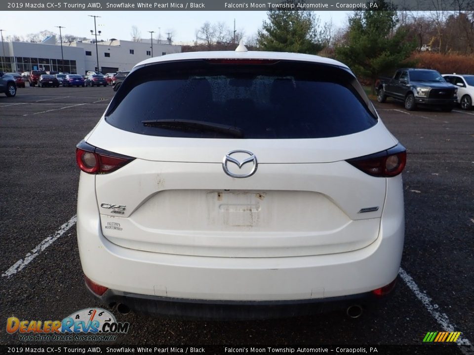 2019 Mazda CX-5 Touring AWD Snowflake White Pearl Mica / Black Photo #3
