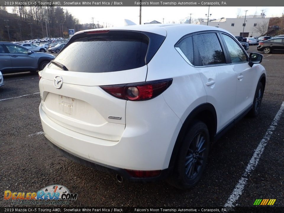 2019 Mazda CX-5 Touring AWD Snowflake White Pearl Mica / Black Photo #4
