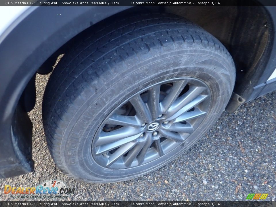 2019 Mazda CX-5 Touring AWD Snowflake White Pearl Mica / Black Photo #5