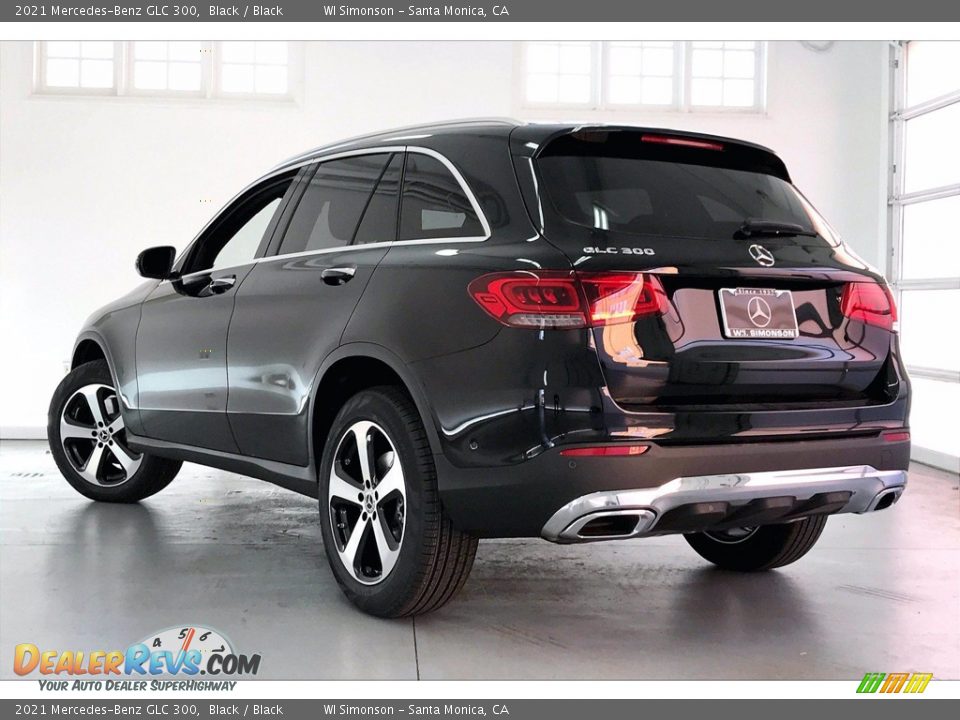 2021 Mercedes-Benz GLC 300 Black / Black Photo #2