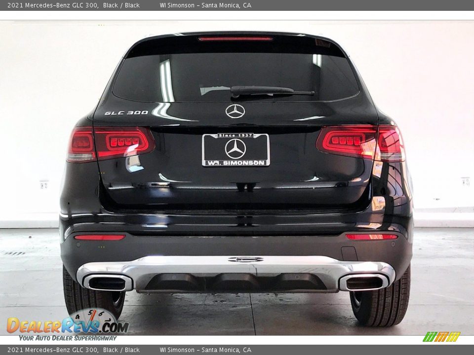 2021 Mercedes-Benz GLC 300 Black / Black Photo #3