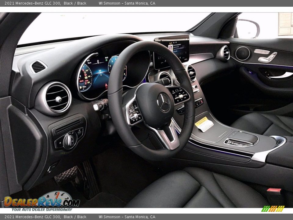2021 Mercedes-Benz GLC 300 Black / Black Photo #4