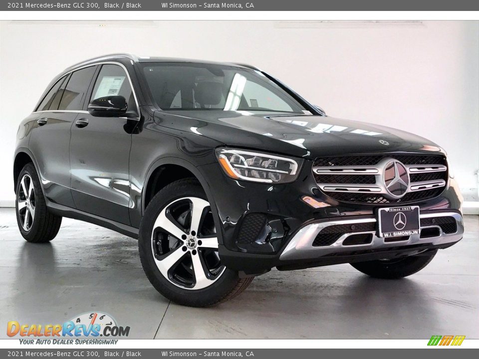 2021 Mercedes-Benz GLC 300 Black / Black Photo #12