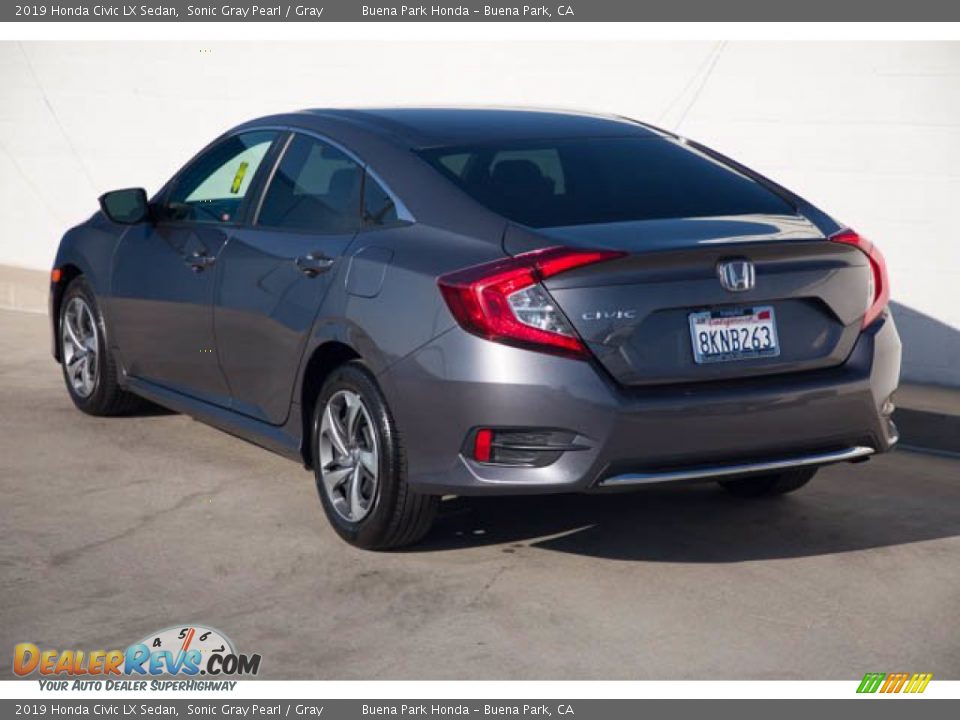 2019 Honda Civic LX Sedan Sonic Gray Pearl / Gray Photo #2