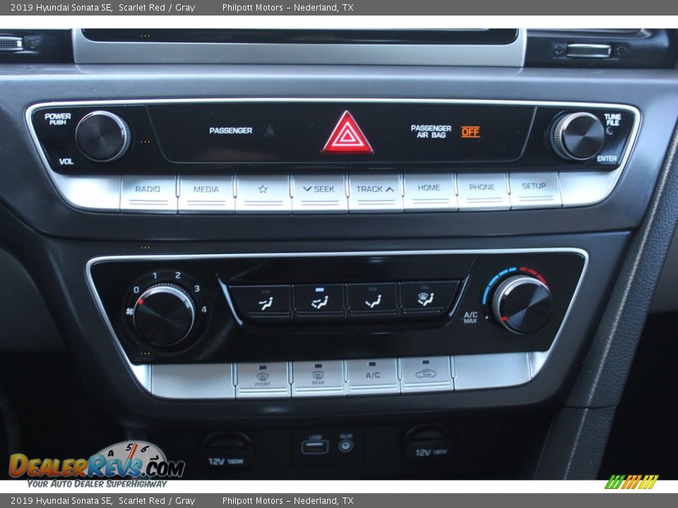 2019 Hyundai Sonata SE Scarlet Red / Gray Photo #21