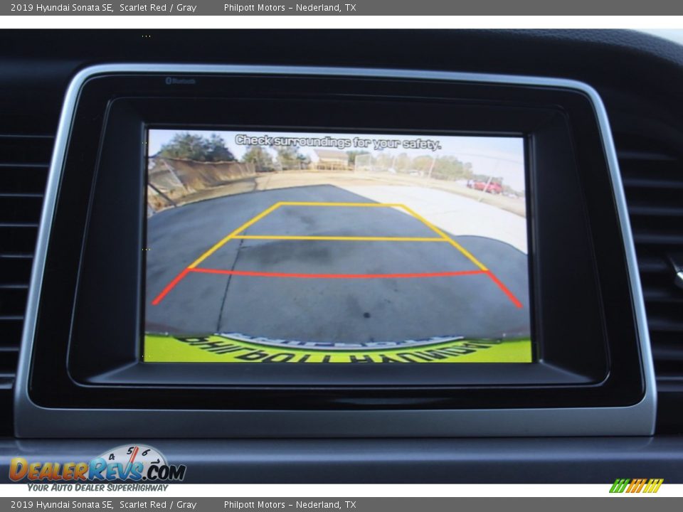 2019 Hyundai Sonata SE Scarlet Red / Gray Photo #22