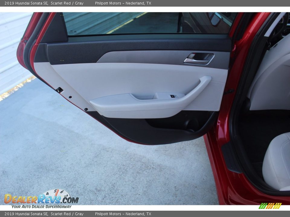 2019 Hyundai Sonata SE Scarlet Red / Gray Photo #23