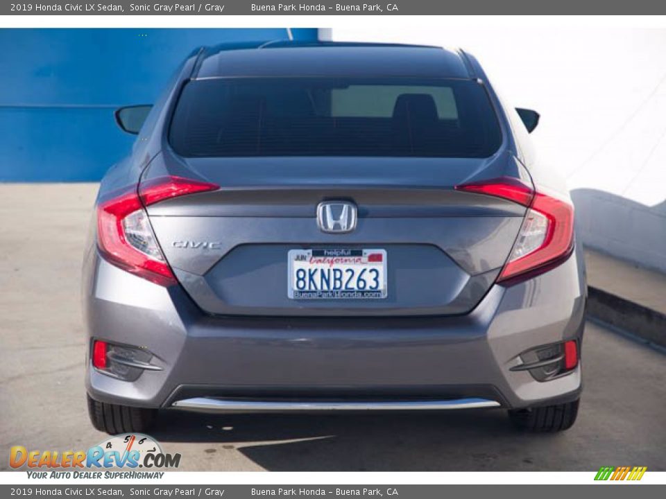 2019 Honda Civic LX Sedan Sonic Gray Pearl / Gray Photo #11