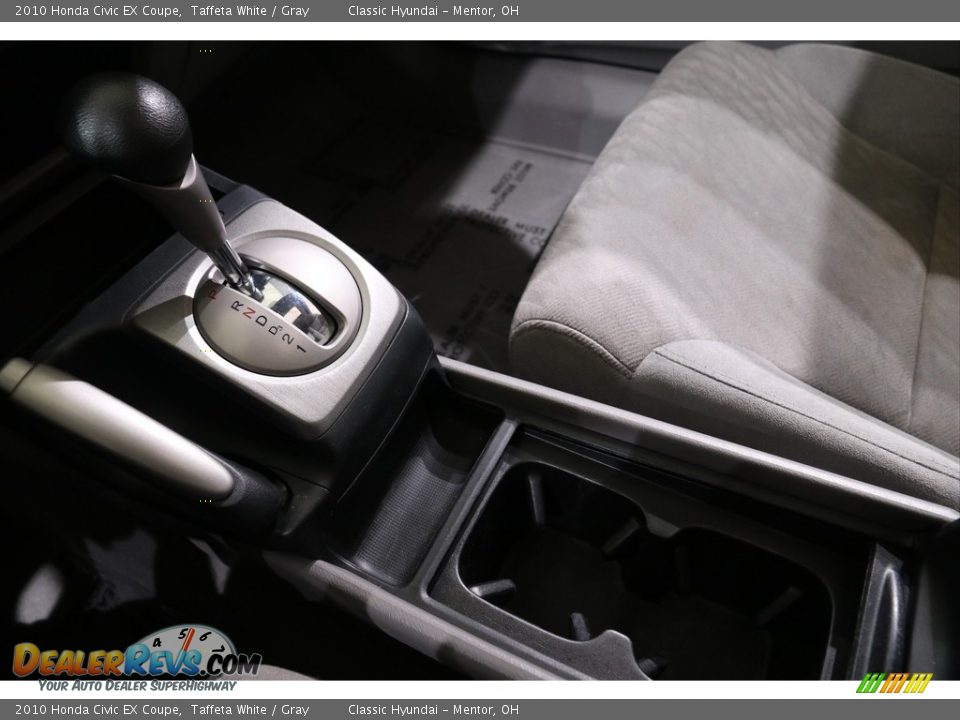 2010 Honda Civic EX Coupe Taffeta White / Gray Photo #10