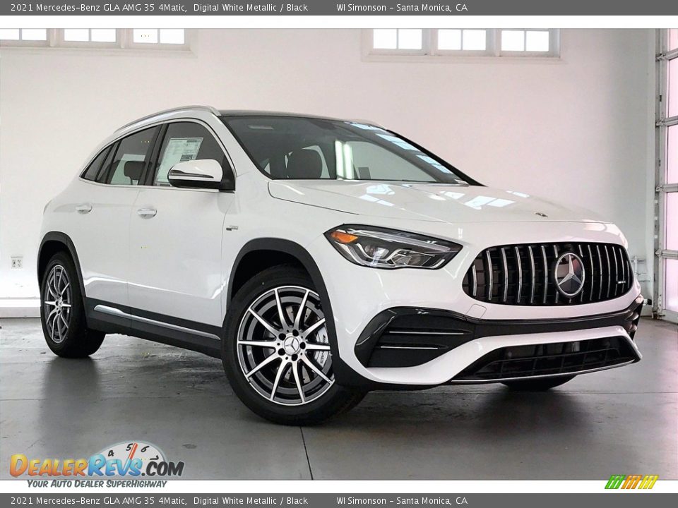 2021 Mercedes-Benz GLA AMG 35 4Matic Digital White Metallic / Black Photo #12