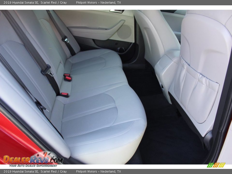2019 Hyundai Sonata SE Scarlet Red / Gray Photo #29