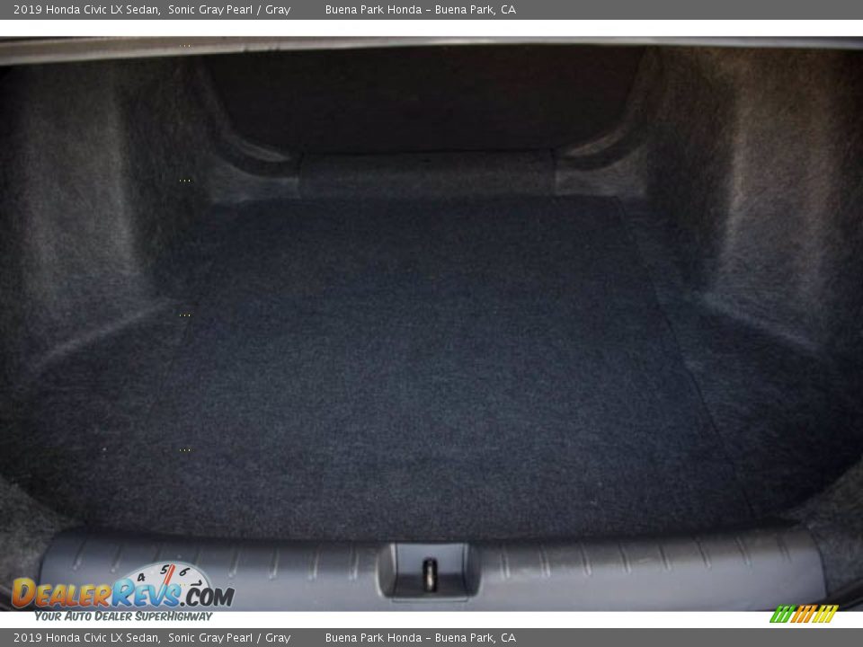 2019 Honda Civic LX Sedan Sonic Gray Pearl / Gray Photo #21