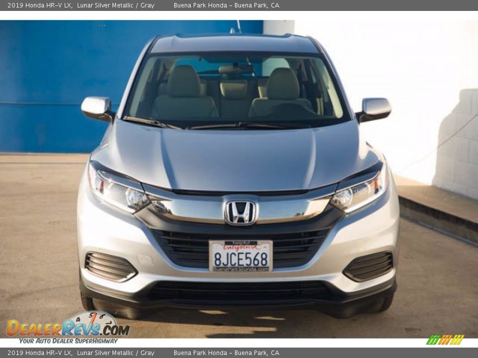 2019 Honda HR-V LX Lunar Silver Metallic / Gray Photo #7