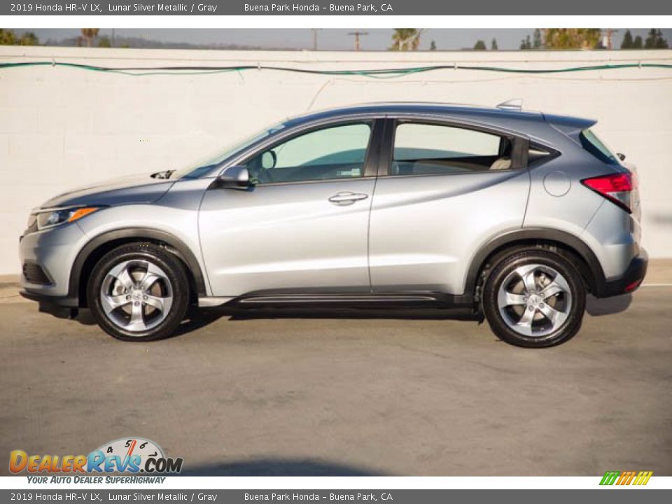 2019 Honda HR-V LX Lunar Silver Metallic / Gray Photo #10