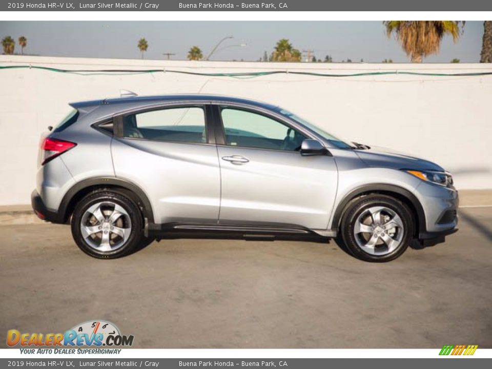 2019 Honda HR-V LX Lunar Silver Metallic / Gray Photo #14