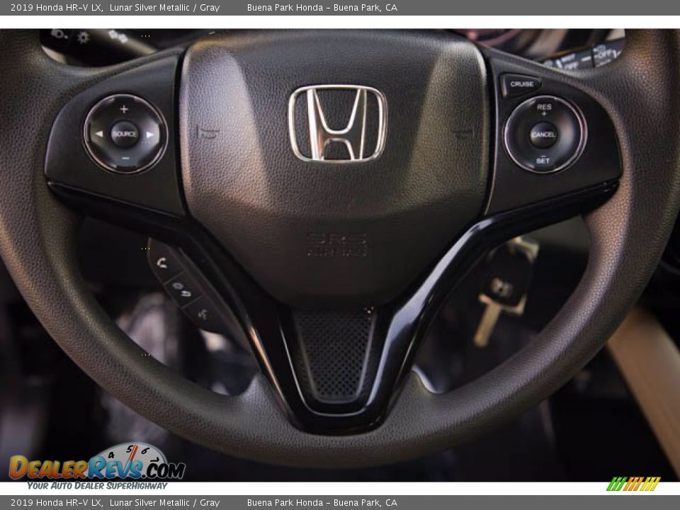 2019 Honda HR-V LX Lunar Silver Metallic / Gray Photo #15