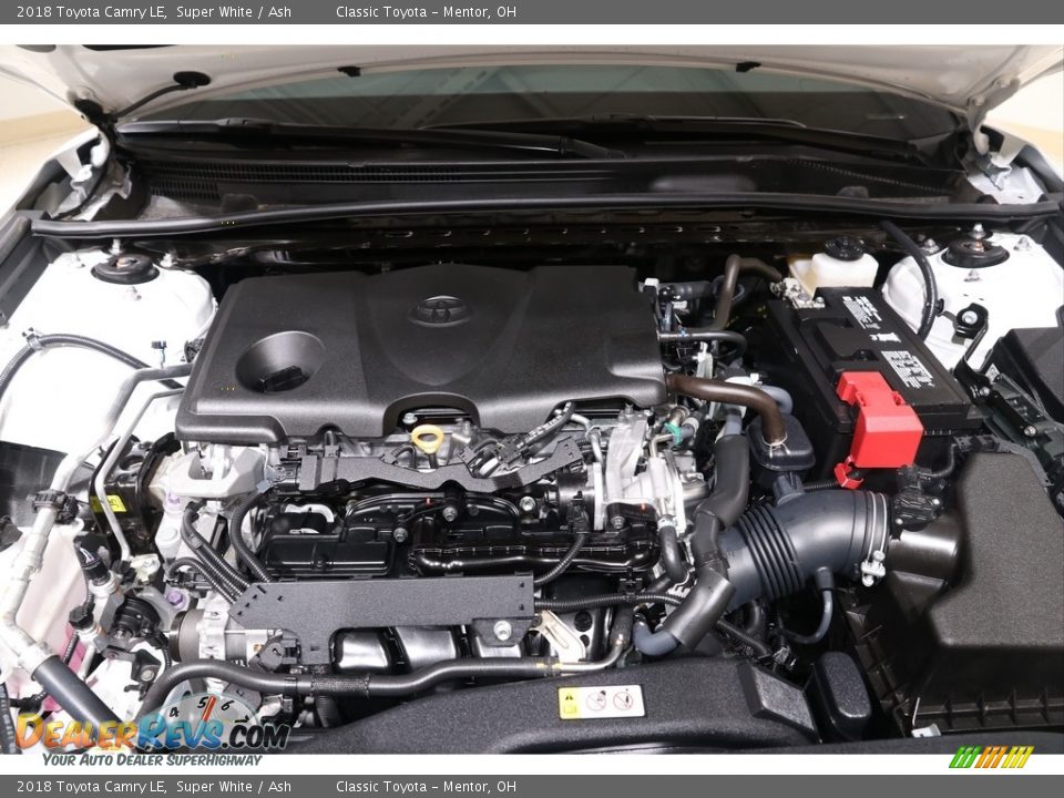 2018 Toyota Camry LE Super White / Ash Photo #20