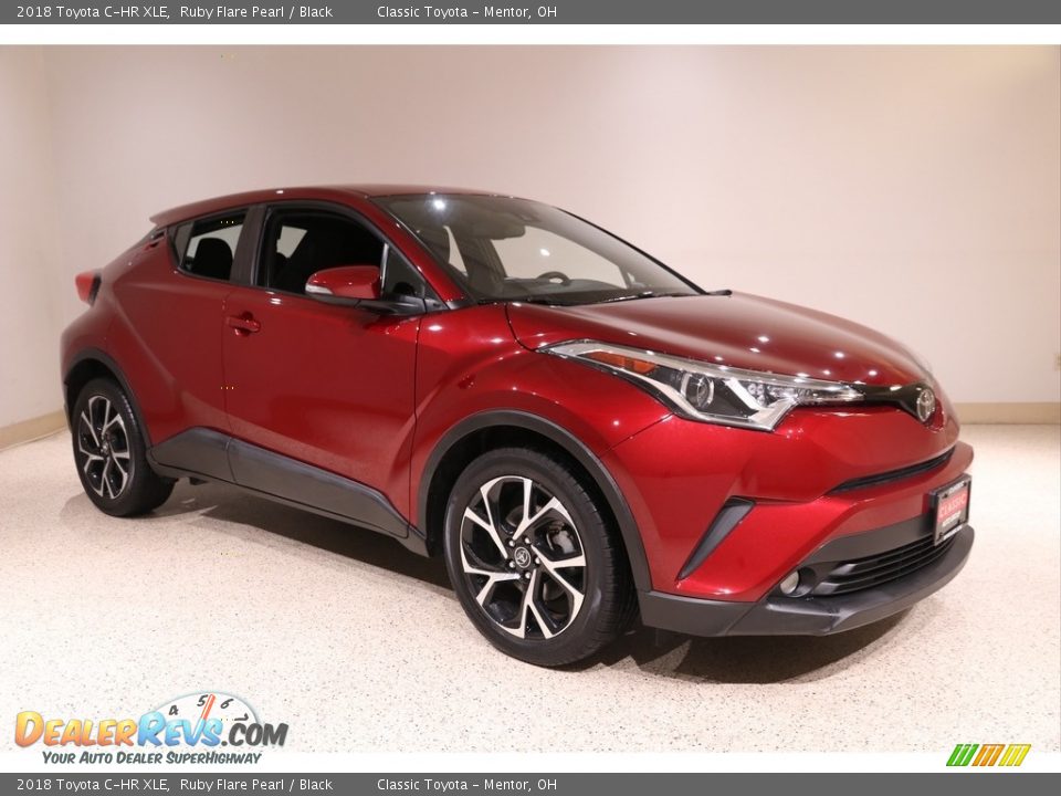 2018 Toyota C-HR XLE Ruby Flare Pearl / Black Photo #1