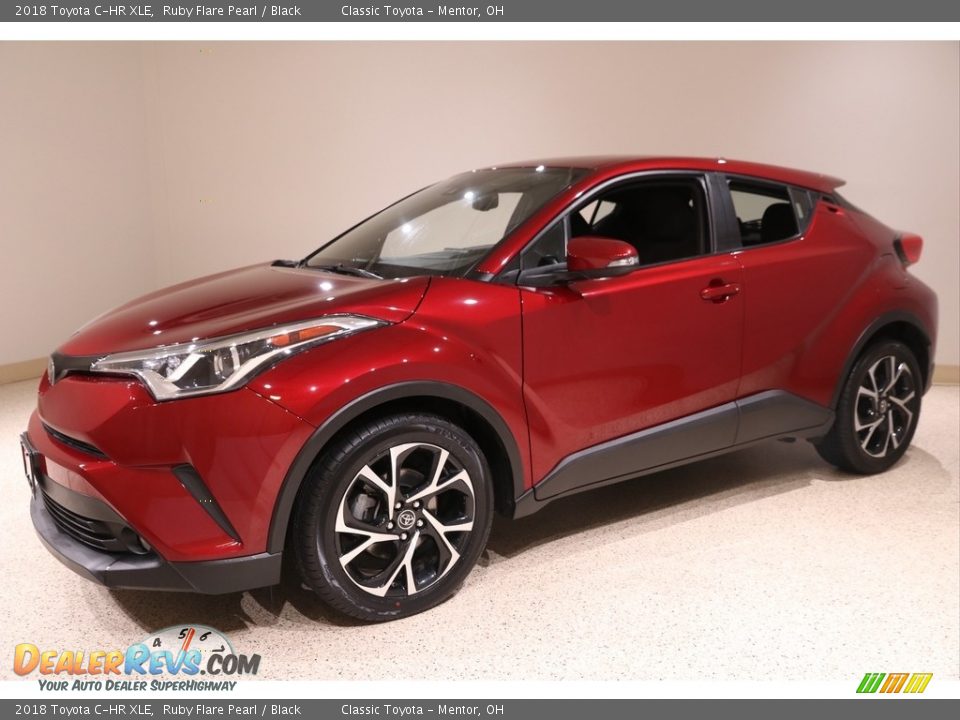 2018 Toyota C-HR XLE Ruby Flare Pearl / Black Photo #3