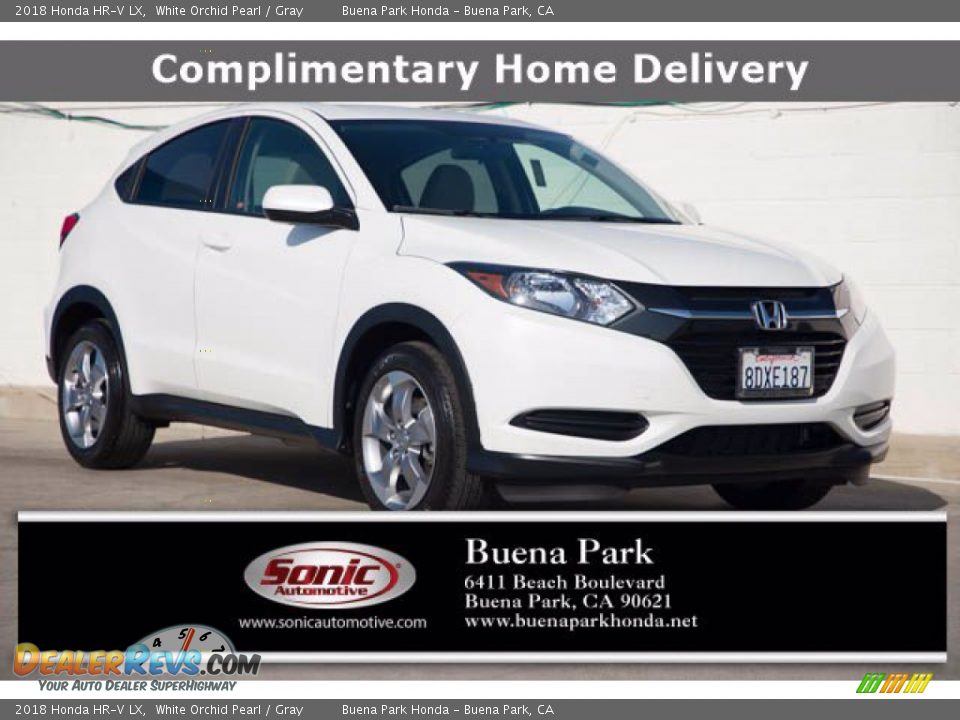 2018 Honda HR-V LX White Orchid Pearl / Gray Photo #1