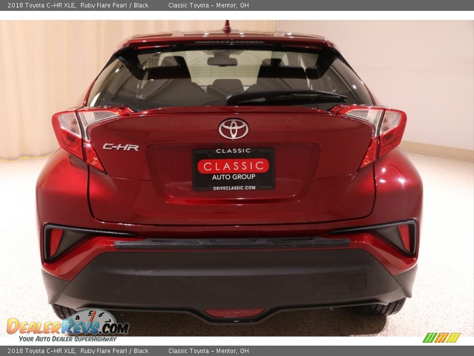 2018 Toyota C-HR XLE Ruby Flare Pearl / Black Photo #19