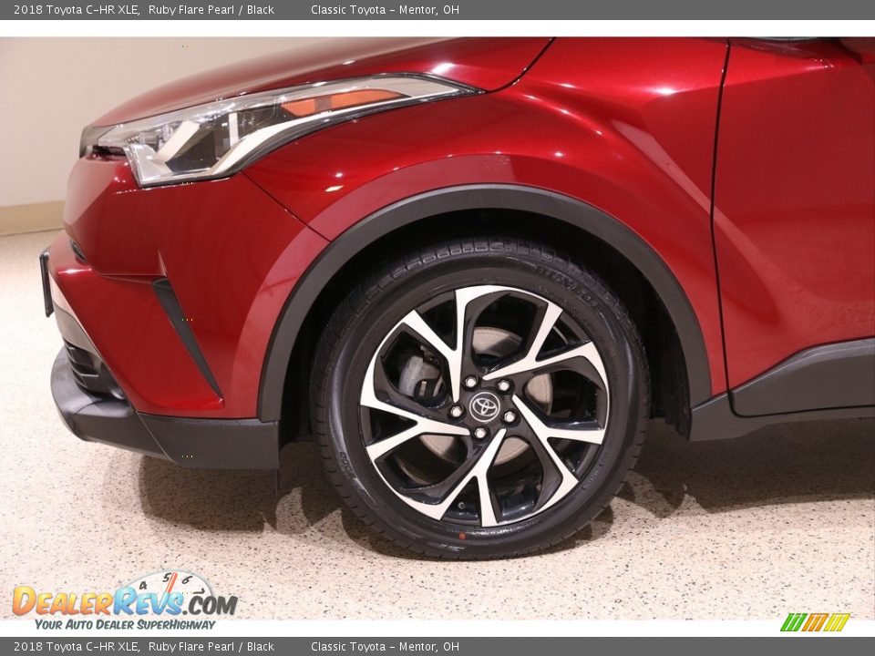 2018 Toyota C-HR XLE Ruby Flare Pearl / Black Photo #21