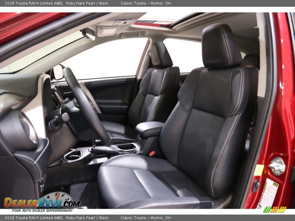 2018 Toyota RAV4 Limited AWD Ruby Flare Pearl / Black Photo #5