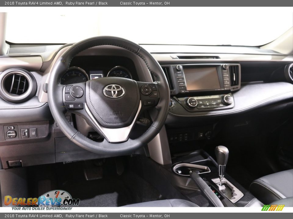2018 Toyota RAV4 Limited AWD Ruby Flare Pearl / Black Photo #6