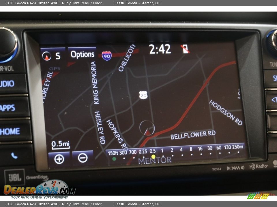 2018 Toyota RAV4 Limited AWD Ruby Flare Pearl / Black Photo #10